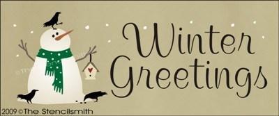 996 - Winter Greetings - The Stencilsmith