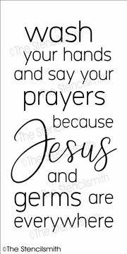 6732 - Wash your hands and say your prayers - The Stencilsmith