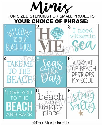 6745 - Beach Minis - The Stencilsmith
