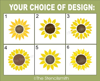 6755 - Sunflowers - The Stencilsmith
