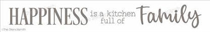 6763 - Happiness is a kitchen full - The Stencilsmith