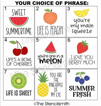 6799 - Fruit minis - The Stencilsmith