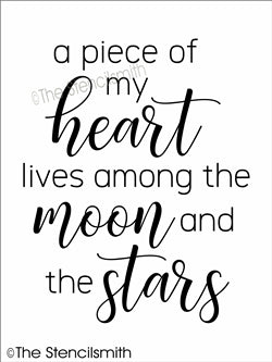 6849 - a piece of my heart lives - The Stencilsmith