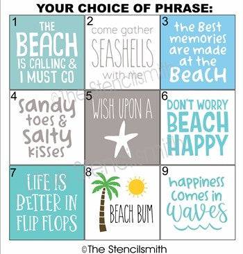 6884 - Beach Minis - The Stencilsmith