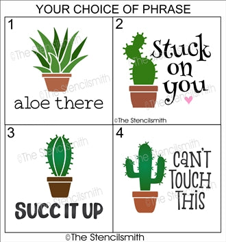 6996 - succulent minis - The Stencilsmith
