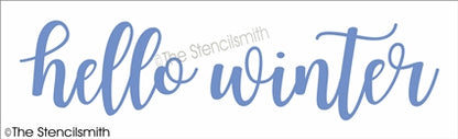 7045 - hello winter - The Stencilsmith