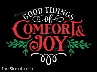 7052 - Good tidings of comfort & joy - The Stencilsmith