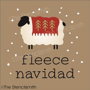 7149 - fleece navidad - The Stencilsmith