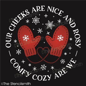 7158 - our cheeks are nice and rosy - The Stencilsmith